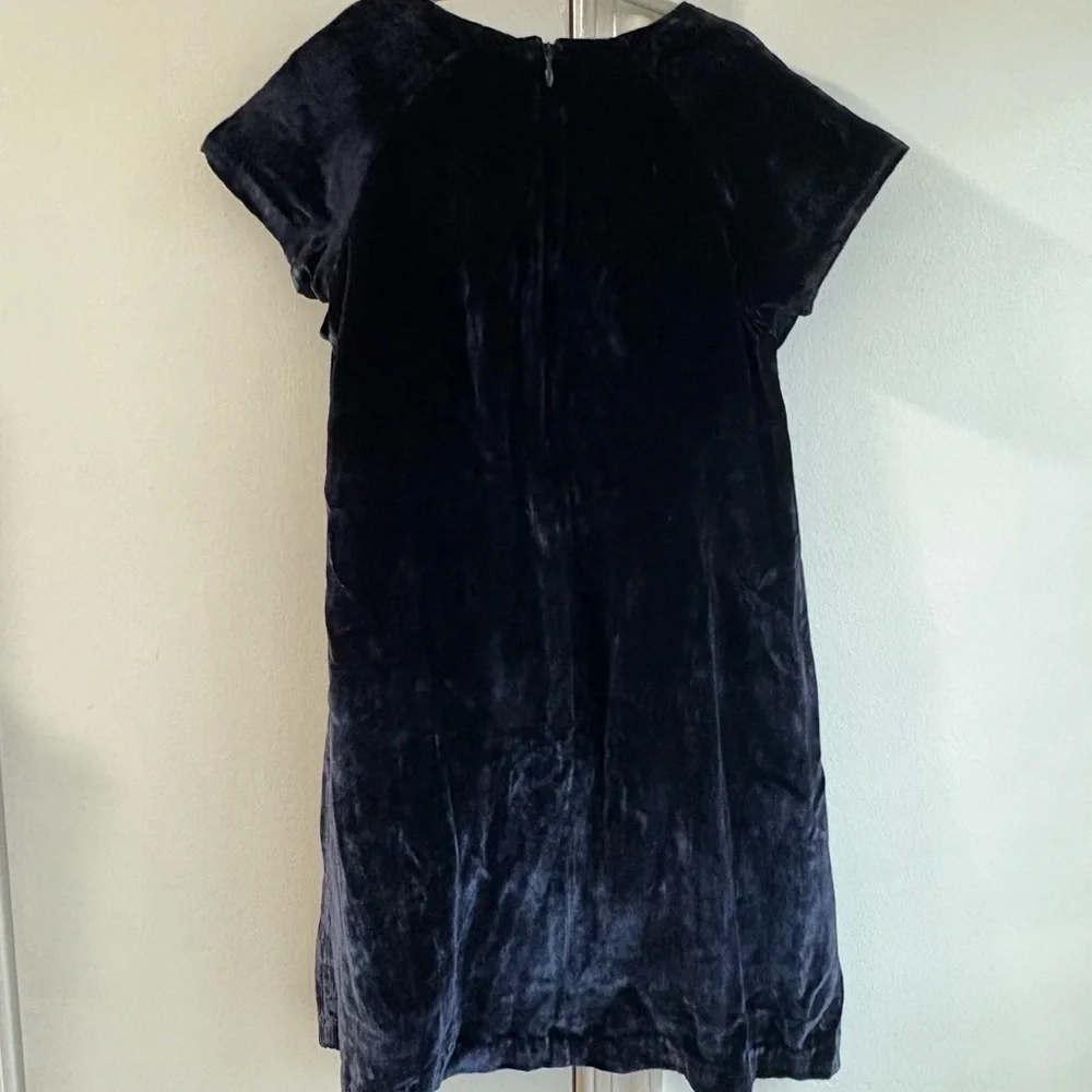 Jacadi Midnight Blue Velvet Dress